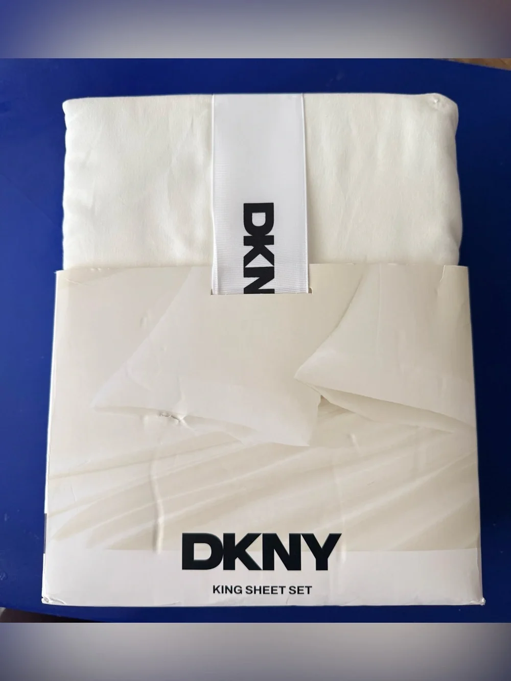 DKNY Cream King Sheet Set